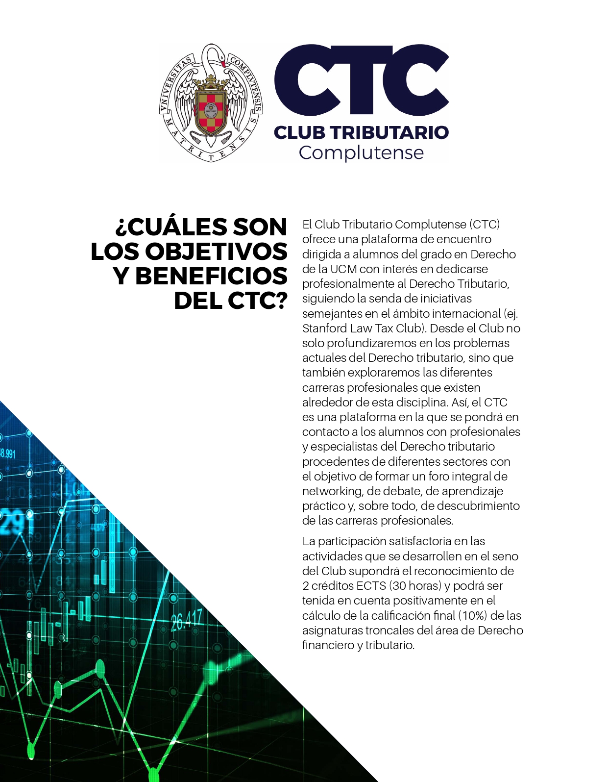 Abierta convocatoria para formar parte del Club Tributario UCM (solicitudes hasta el 25 de octubre)